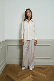 Popeline Shirt ”Veruschka” - White