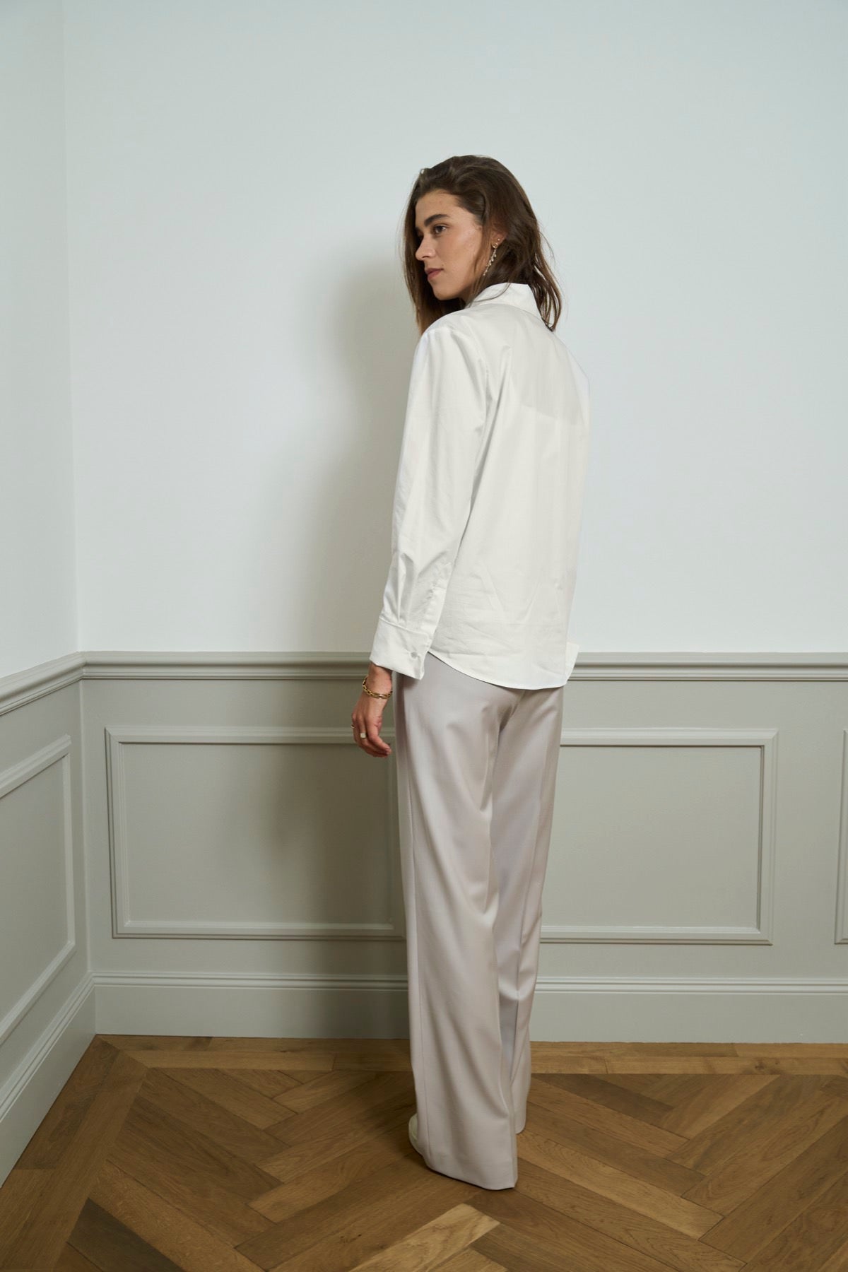 Popeline Shirt ”Veruschka” - White