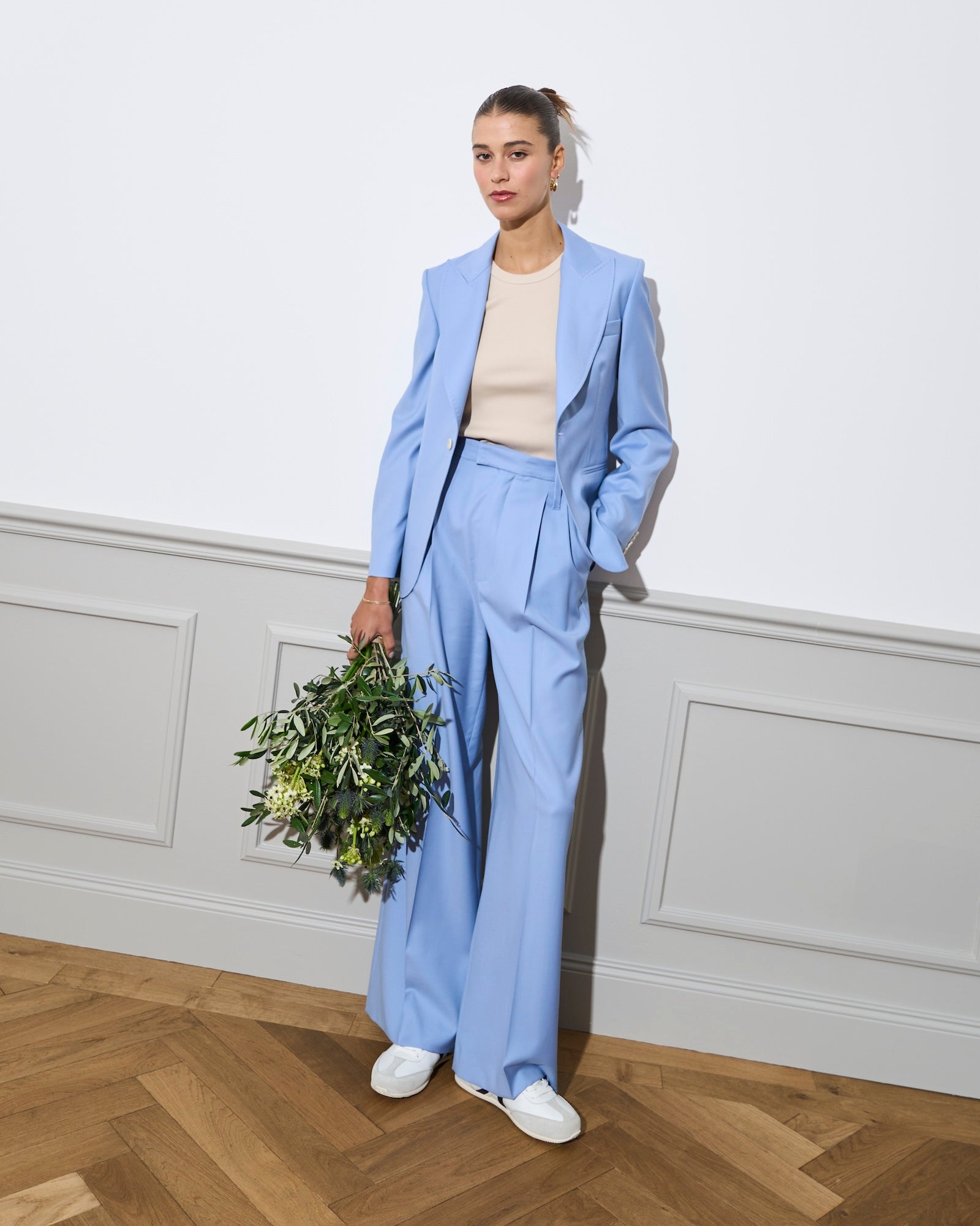 Wooltwill Pants “Marlene” - Light Blue