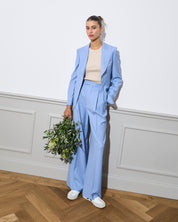 Wooltwill Pants “Marlene” - Light Blue