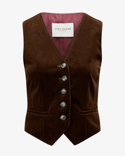 70s Velvet Vest "Bianca"