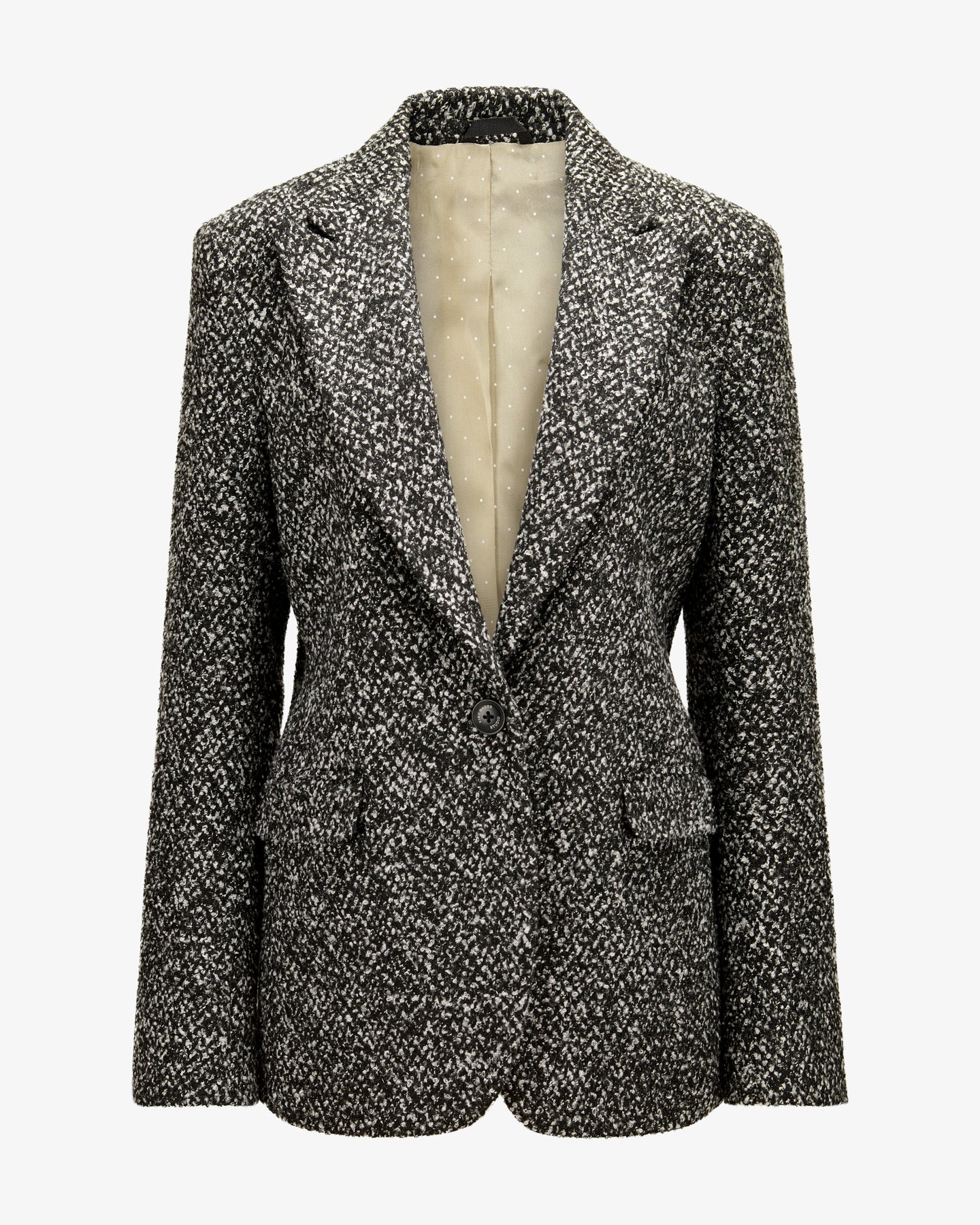 Boucle Blazer "Marlene" - Black & White
