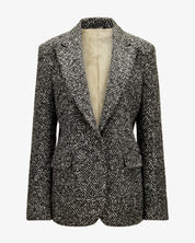 Boucle Blazer "Marlene" - Black & White