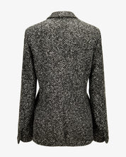 Boucle Blazer "Marlene" - Black & White