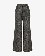Boucle Pants "Marlene" - Black & White