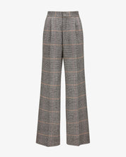 Brick Check "Marlene" Pants