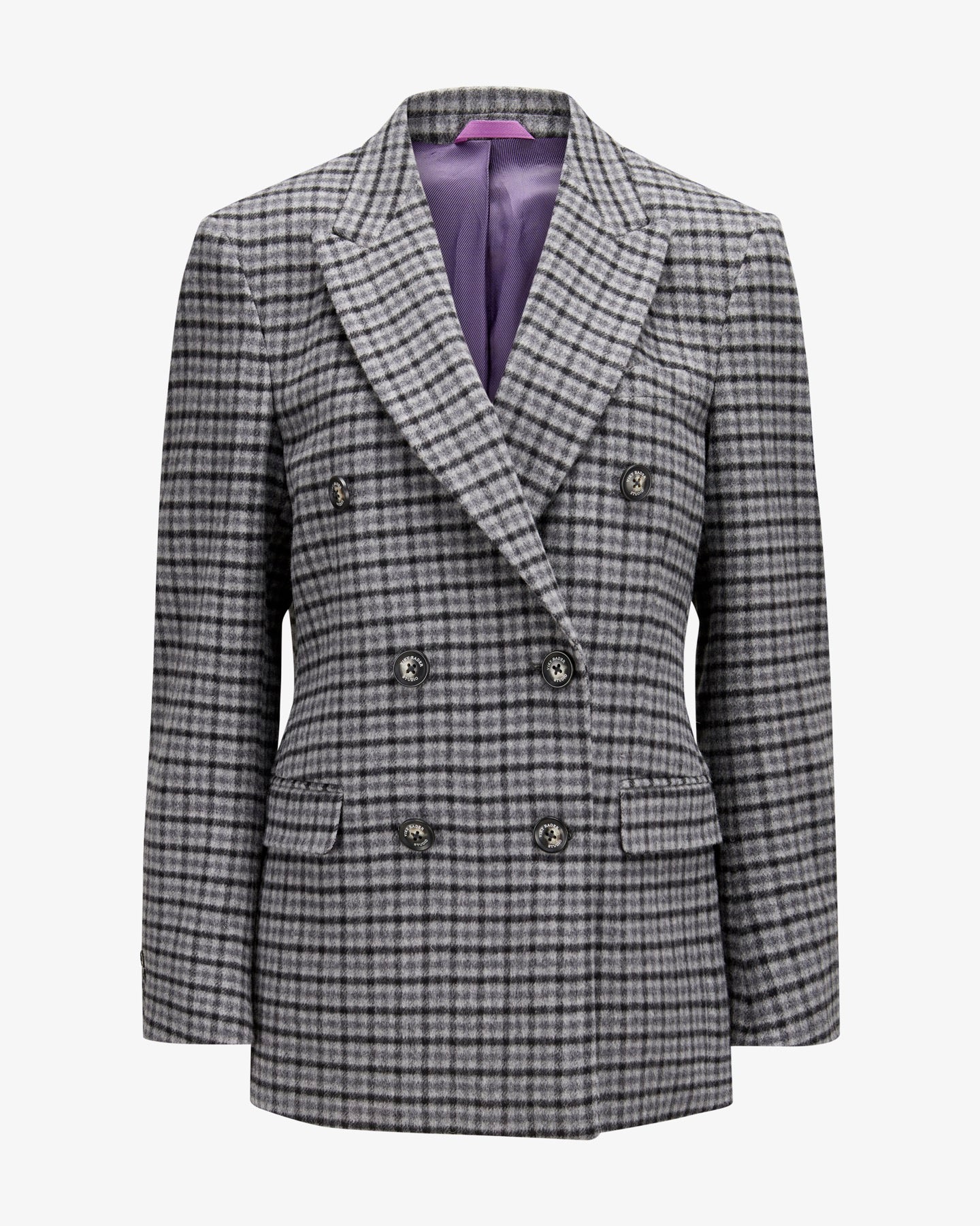 Check Blazer "Grace" - Grey