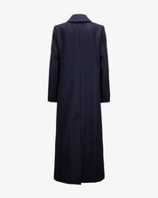 Hairy Wool Coat "Humphrey" - Navy