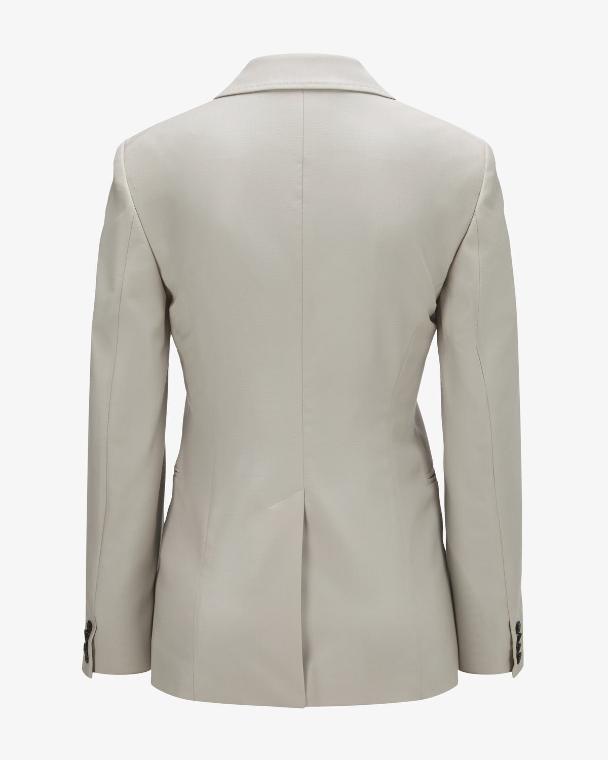 Wool twill blazer “Naomi” - Stone