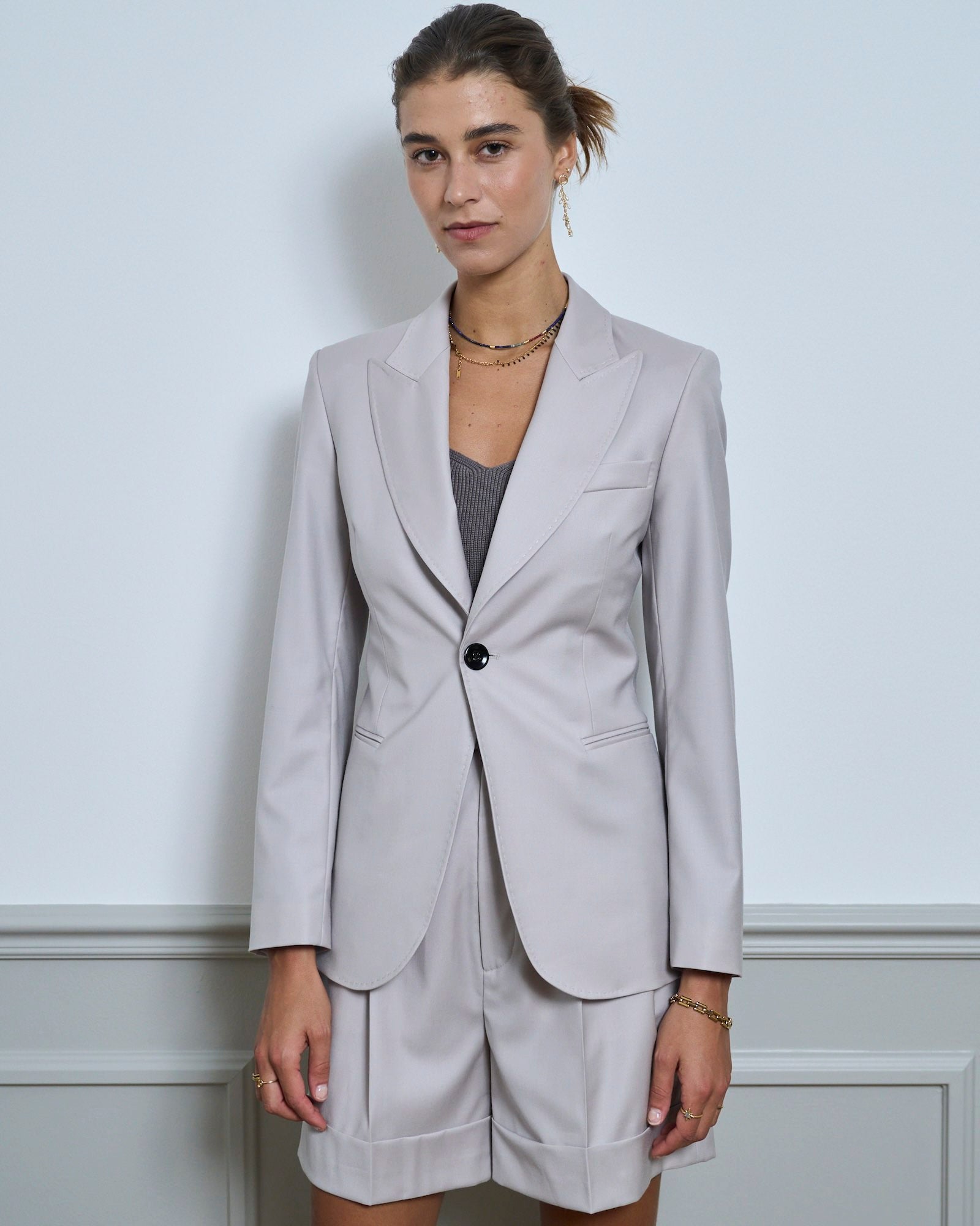 Wooltwill Shorts “Marlene” - Stone