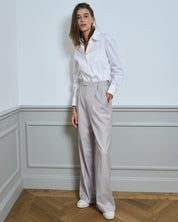 Wooltwill Pants “Marlene” - Stone