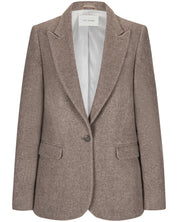 Wool Blazer "Marlene" - Brown