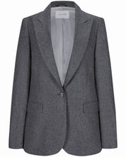 Virgin Wool Blazer "Diana" - Anthracite
