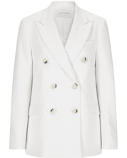 Double-breasted Cashmere Blazer "Grace" - White