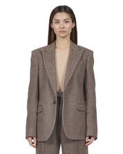 Wool Blazer "Marlene" - Brown