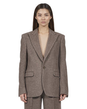 Wool Blazer "Marlene" - Brown