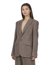 Wool Blazer "Marlene" - Brown
