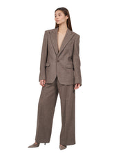 Wool Blazer "Marlene" - Brown