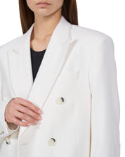 Double-breasted Cashmere Blazer "Grace" - White