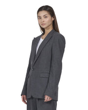 Virgin Wool Blazer "Diana" - Anthracite