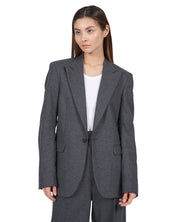 Virgin Wool Blazer "Diana" - Anthracite