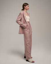 Linen Blazer "Marlene" - Dusty Pink
