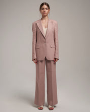 Linen Blazer "Marlene" - Dusty Pink