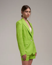 Linen Blazer "Marlene" - Lime
