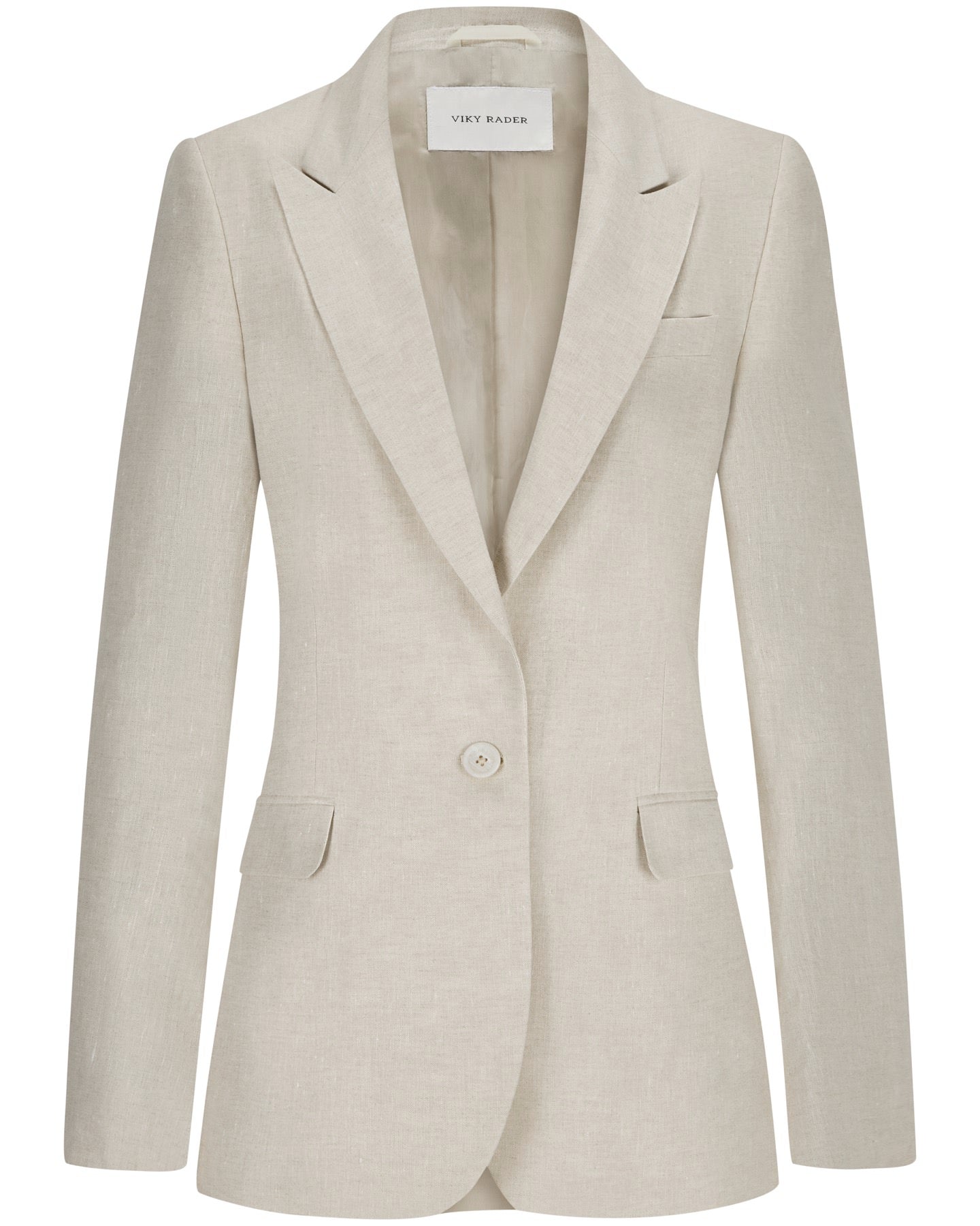 Linen Blazer "Marlene" - Sand