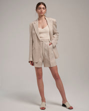 Linen Blazer "Marlene" - Sand