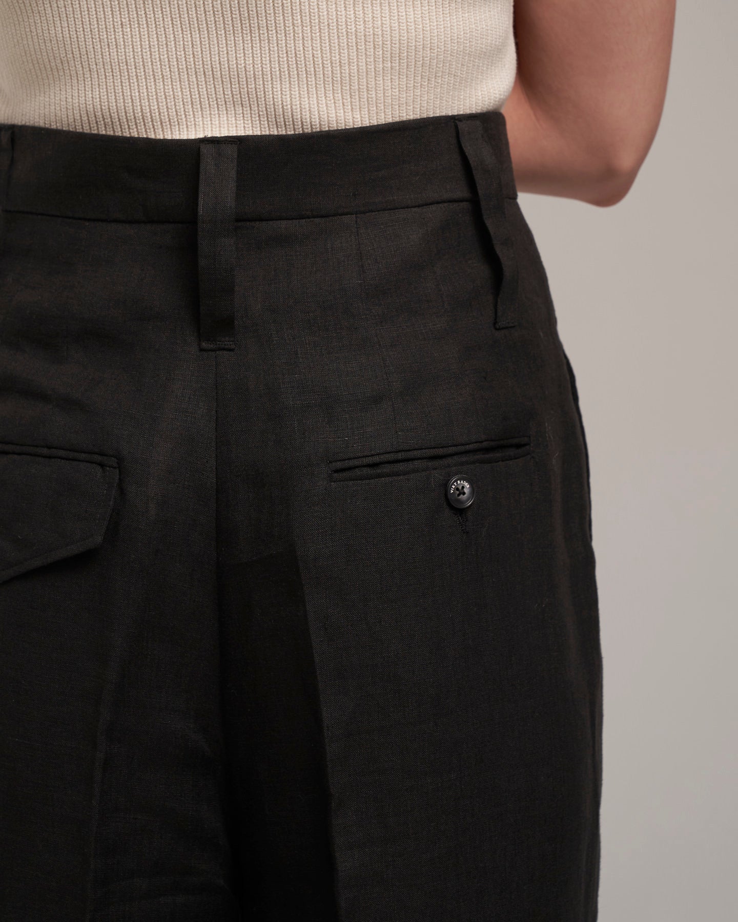 Linen Pants "Marlene" - Black