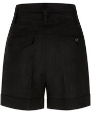 Linen Shorts "Marlene" - Black