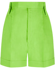 Linen Shorts "Marlene" - Lime