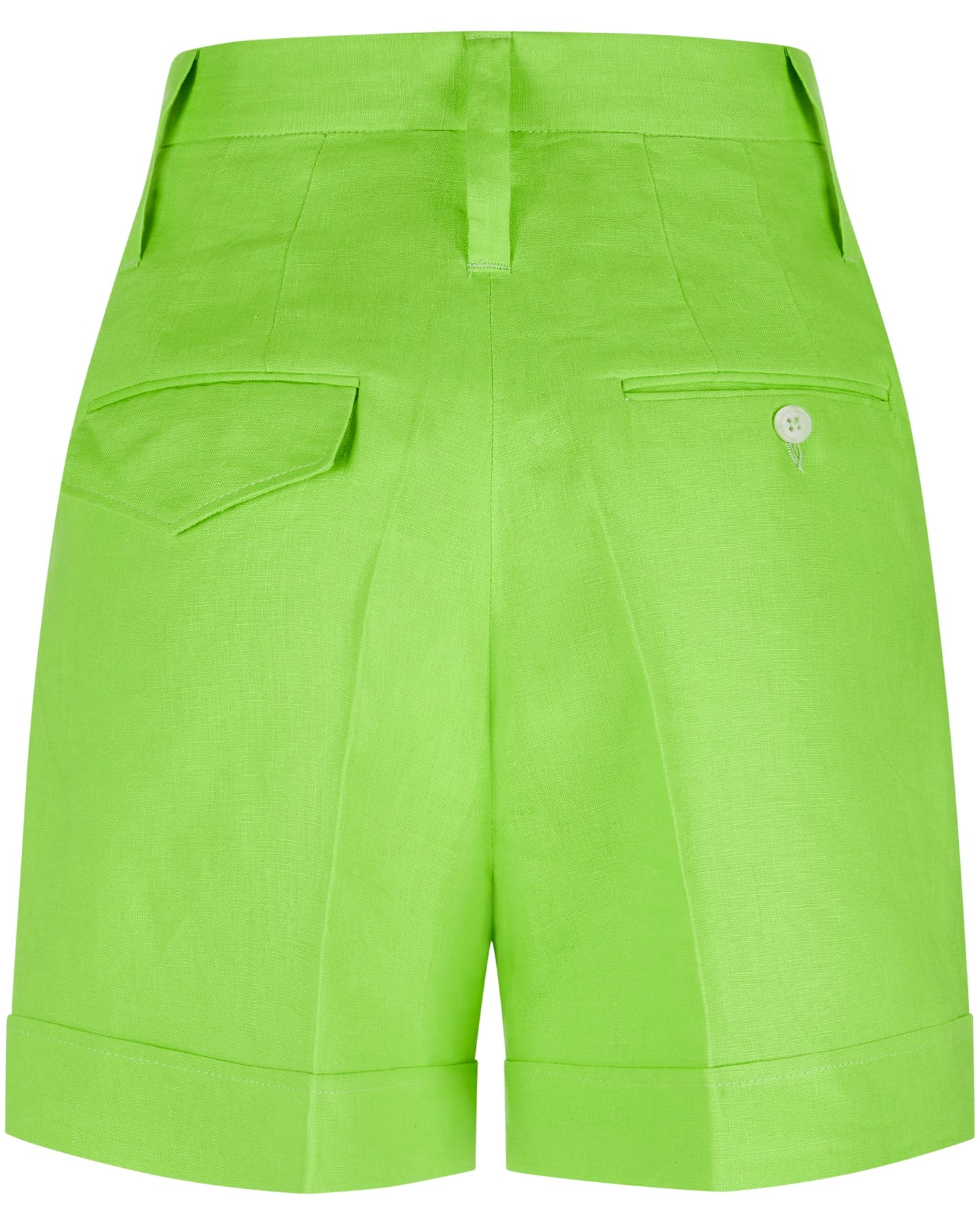 Linen Shorts "Marlene" - Lime