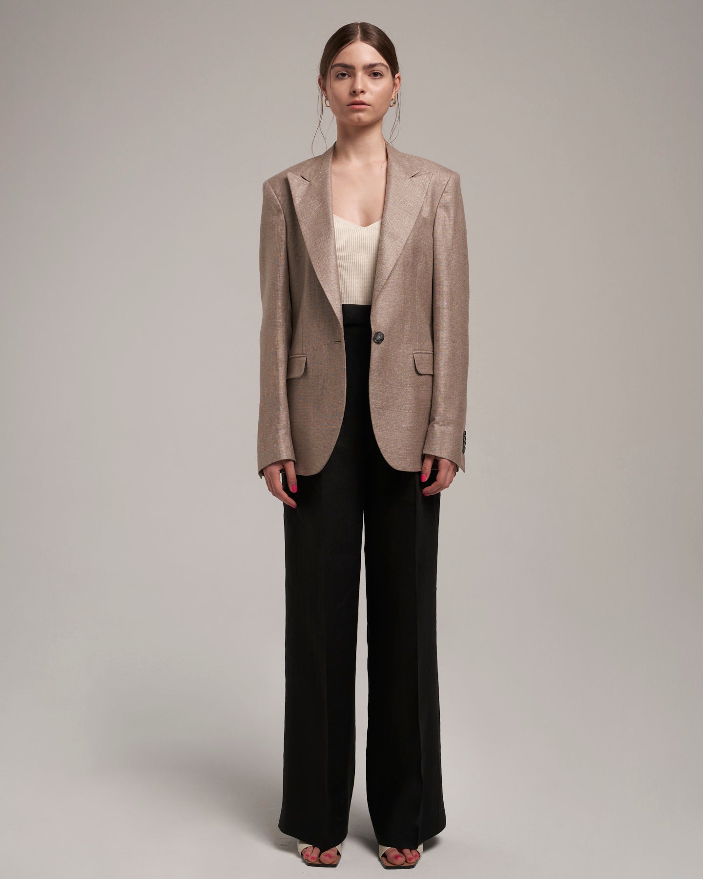 Loro Piana Blazer "Marlene" - sand gray