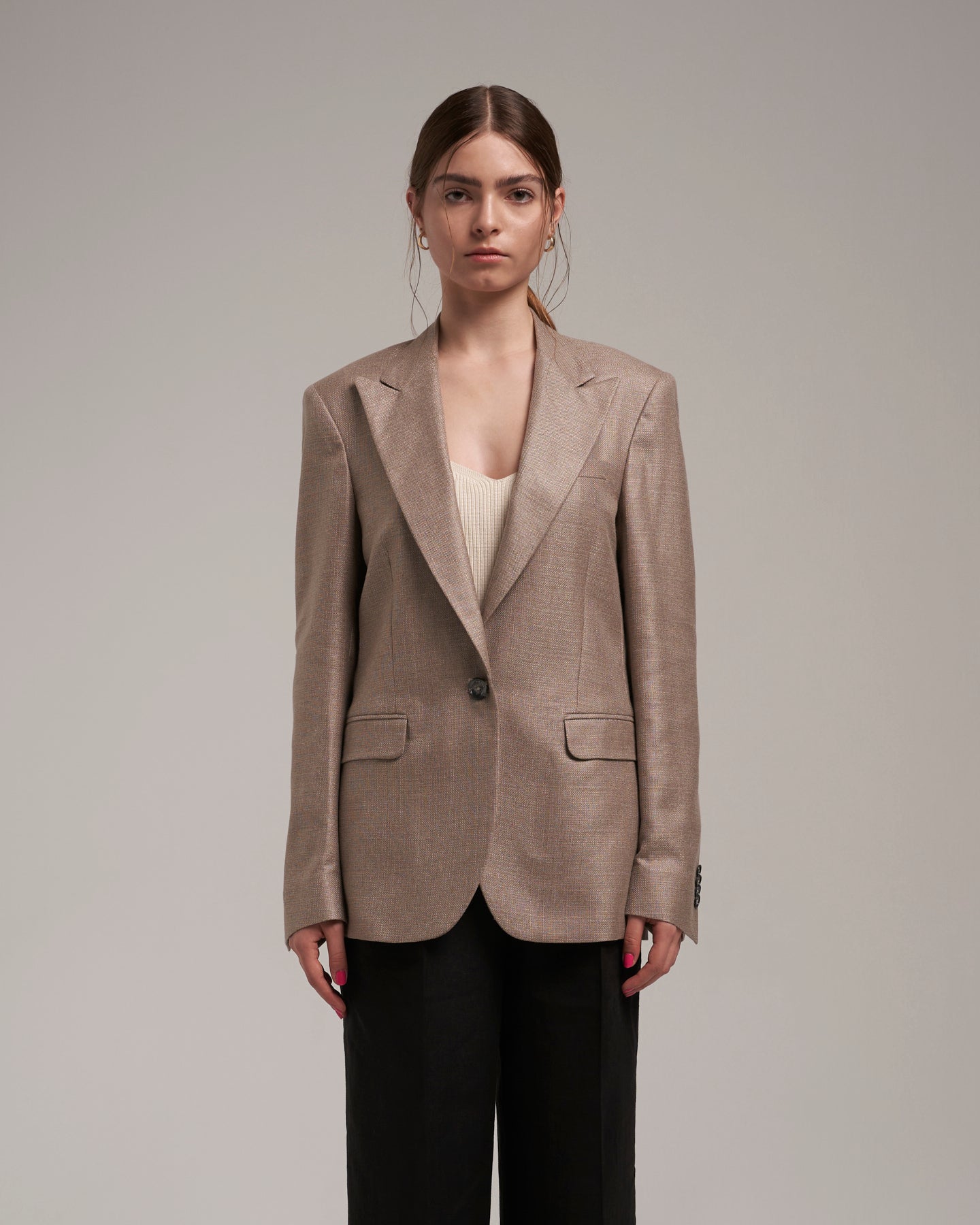 Loro Piana Blazer "Marlene" - sand gray