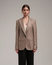 Loro Piana Blazer "Marlene" - sand gray