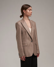 Loro Piana Blazer "Marlene" - sand gray