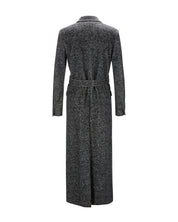 Virgin Wool Coat "Julia" - Herringbone Black & White
