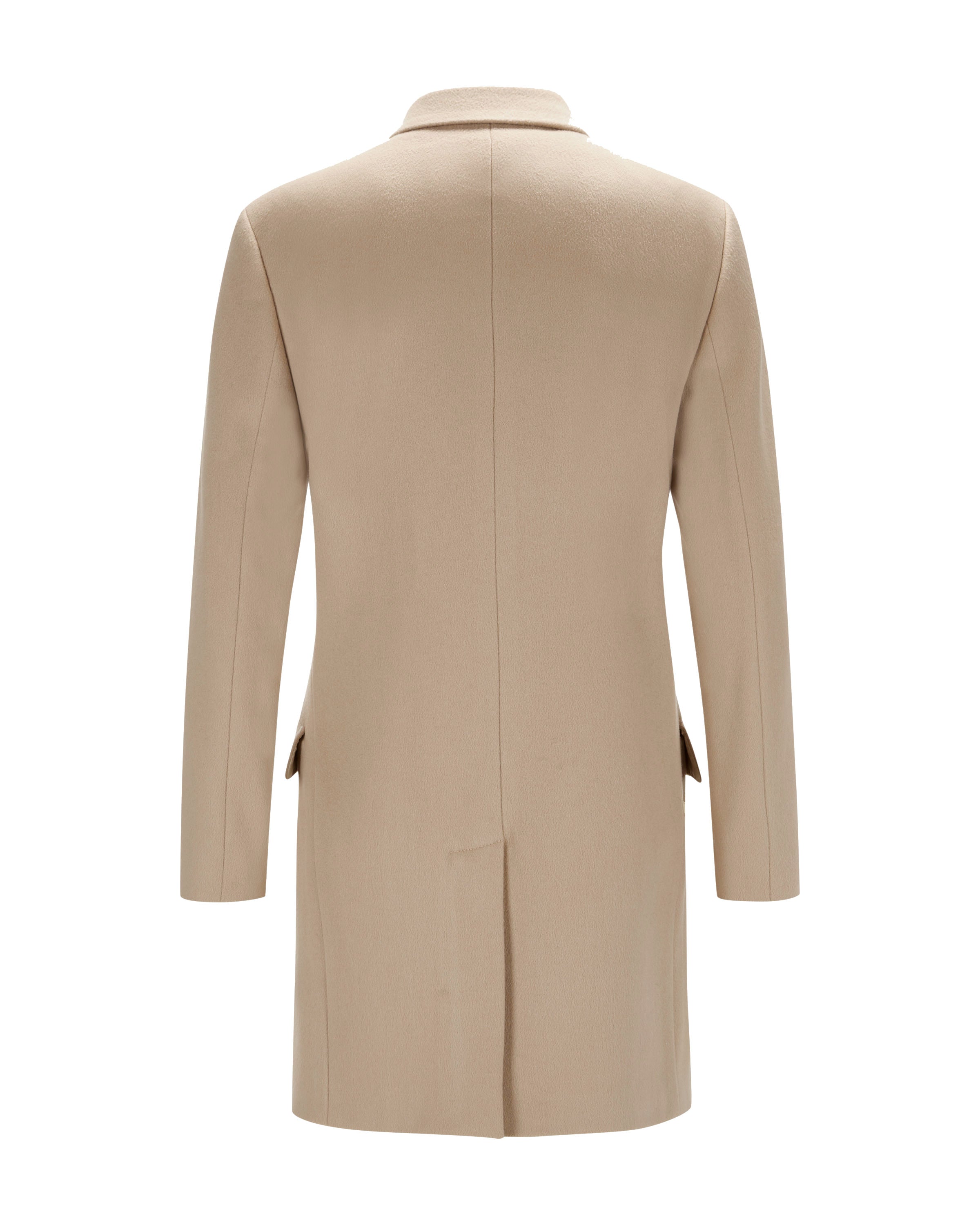 Virgin Wool Coat "Cindy" - Camel