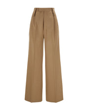 Wool Pants "Marlene" - Camel