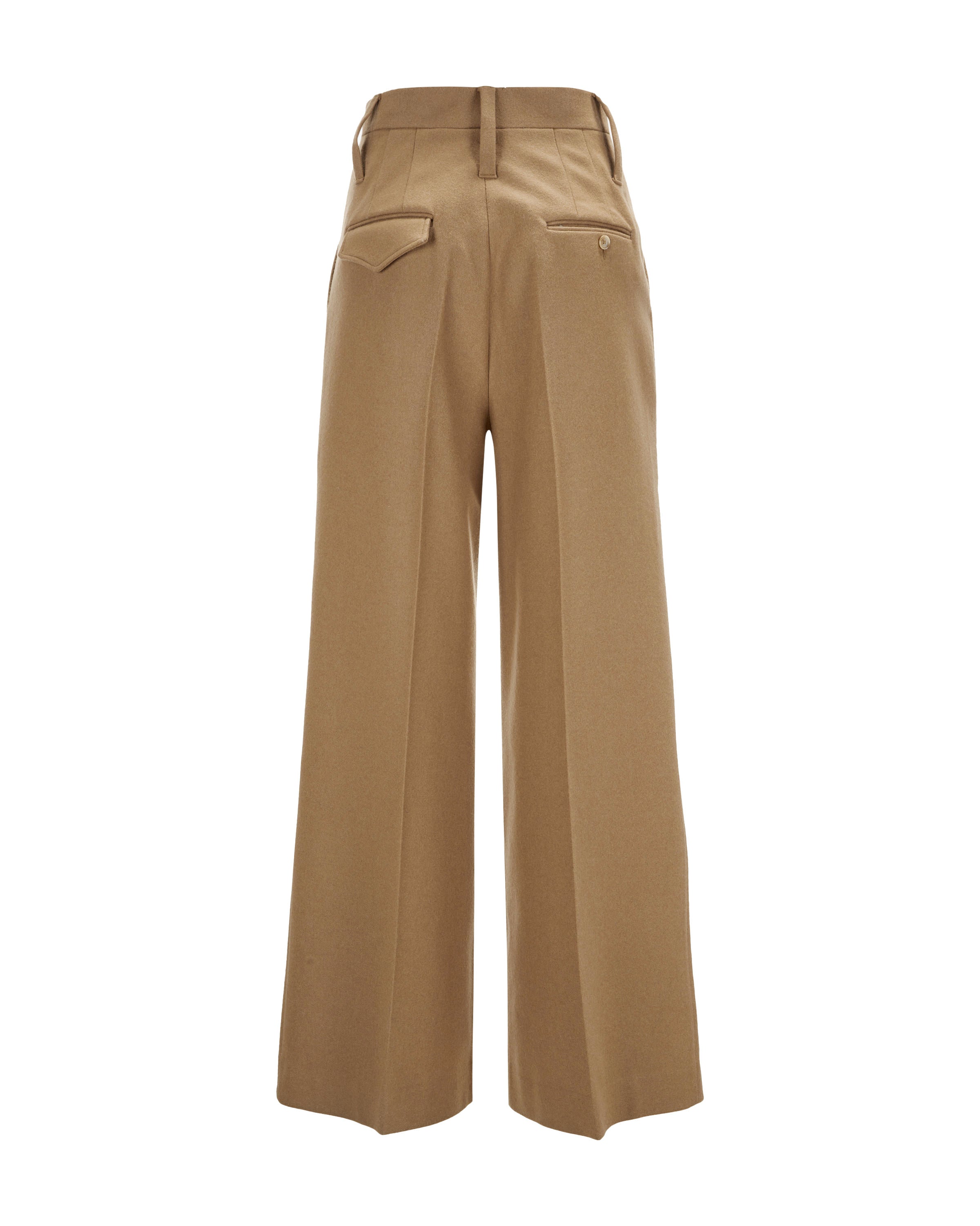 Wool Pants "Marlene" - Camel