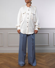 Silk Blouse "Elle" - Offwhite
