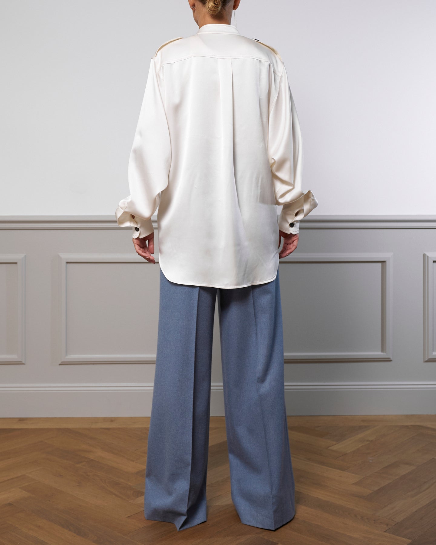 Silk Blouse "Elle" - Offwhite