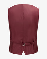 70s Velvet Vest "Bianca" - Chocolate