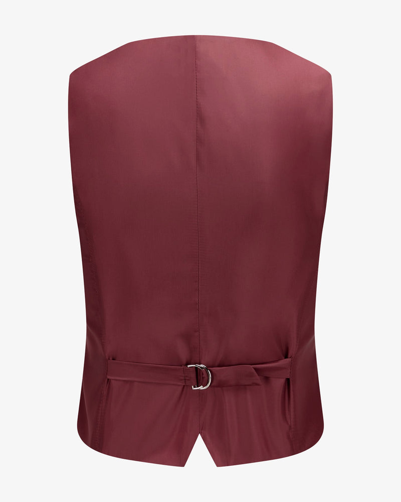 70s Velvet Vest "Bianca" - Chocolate