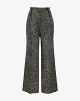 Boucle Pants "Marlene" - Black & White