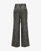 Boucle Pants "Marlene" - Black & White