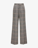 Brick Check "Marlene" Pants