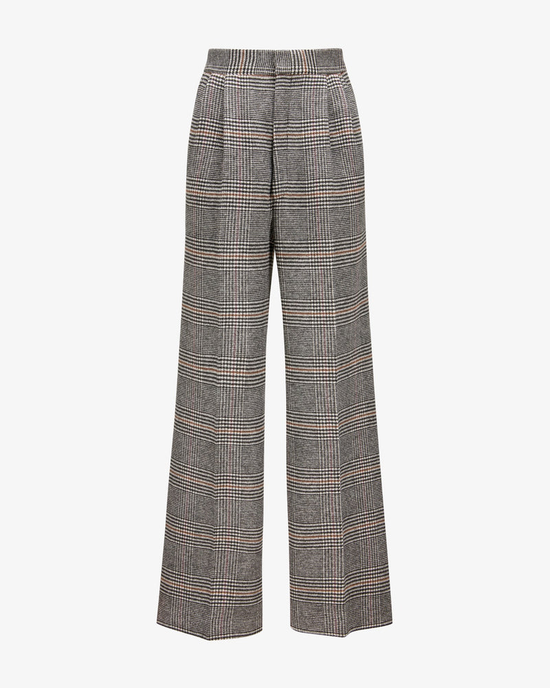 Brick Check "Marlene" Pants